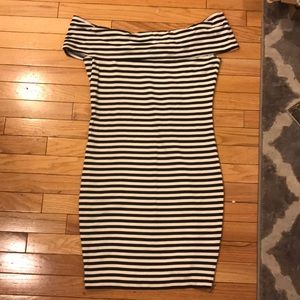 Cupcakes and cashmere striped bodycon dress - NWWT